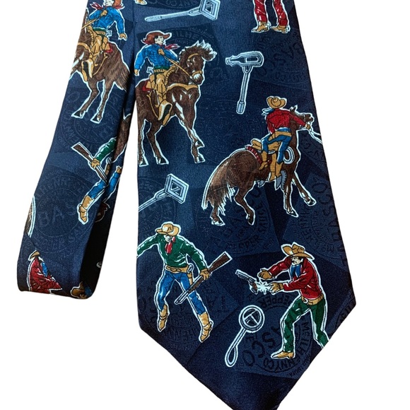 Tabasco Themed Novelty Print Silk Ties Set of 3 - Picture 3 of 13